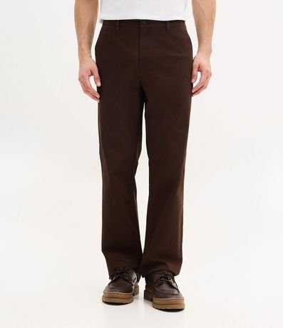 Pantalón Recto en Sarga Peletizada 2