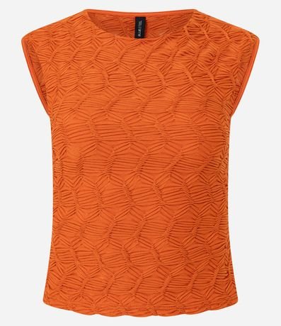 Blusa Texturizada con Abertura en la Espalda 4