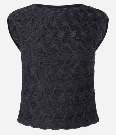 Blusa Texturizada con Abertura en la Espalda 5