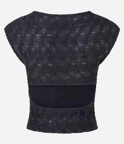 Blusa Texturizada con Abertura en la Espalda 7