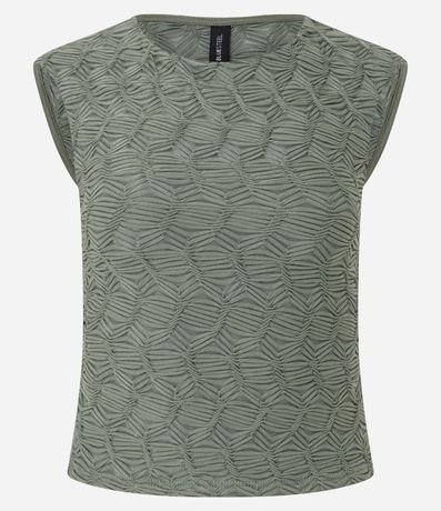 Blusa Texturizada con Abertura en la Espalda 4