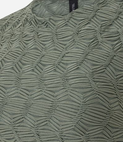 Blusa Texturizada con Abertura en la Espalda 5