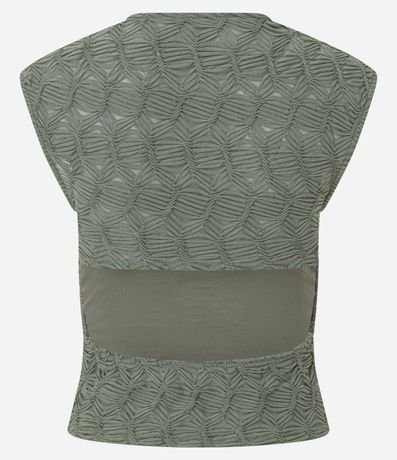 Blusa Texturizada con Abertura en la Espalda 6