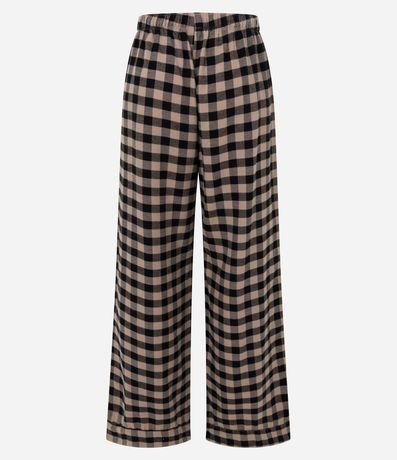 Pantalón de Pijama en Franela de Cuadros 6