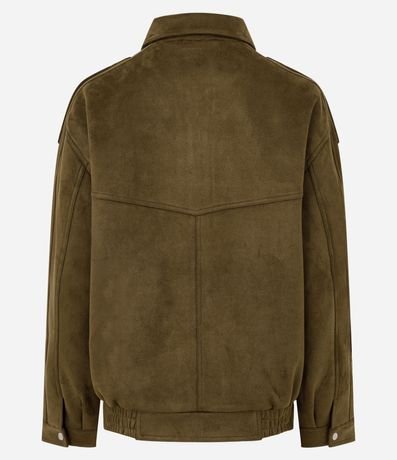 Campera en Gamuza con Bolsillos 8