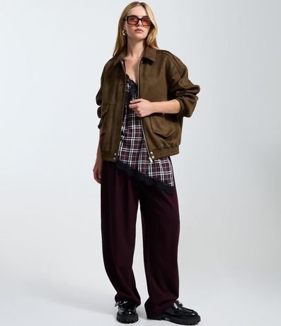 Campera en Gamuza con Bolsillos 3