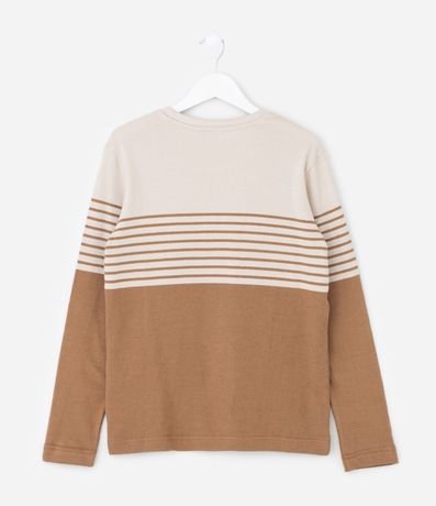 Remera Infantil con Rayas y Bloque de Color – Talle 5 a 14 años 3