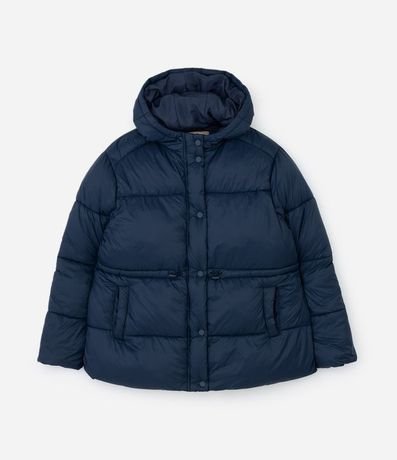 Campera Pesada Acolchonada con Capucha y Regulador Curve & Plus Size 5