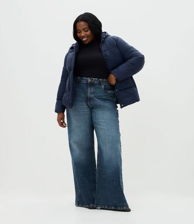 Campera Pesada Acolchonada con Capucha y Regulador Curve & Plus Size 2