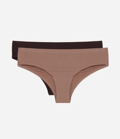 Kit 02 Bombachas Bikini en Microfibra