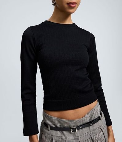 Remera Peluciada sin Costura en Microfibra 3