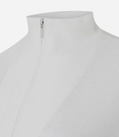 Suéter Básico en Punto con Cremallera en el Cuello 2