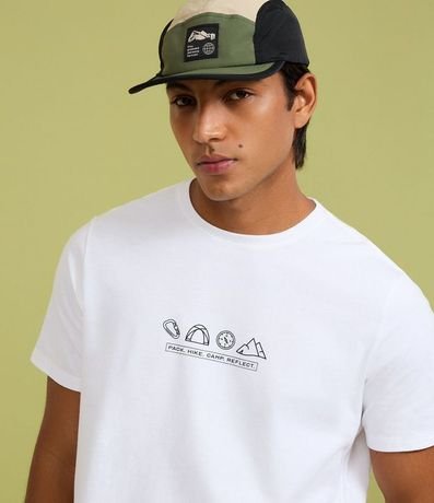 Remera Regular en Algodón con Ícones de Trip 3