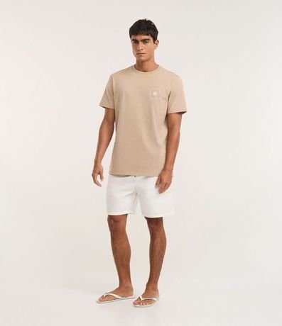 Remera Comfort en Algodón con Estampa de Playa 2