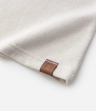 Remera Polo Infantil en Piquet Texturizado - Talle RN a 18 Meses 4