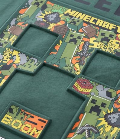 Remera Infantil con Estampado en Alto Relieve Minecraft – Talle 5 a 14 años 7