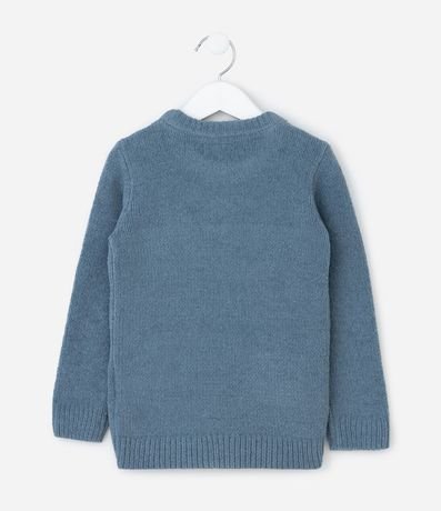 Suéter Infantil en Chenille con Patches de Osito – Talle 1 a 5/6 años 3