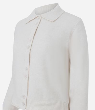 Saco en Tricot con Cuello Polo 2