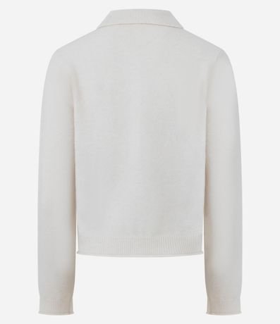 Saco en Tricot con Cuello Polo 3