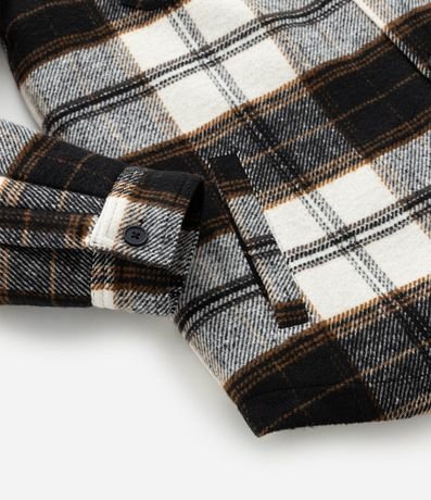 Campera en Franela de Cuadros con Forro 7