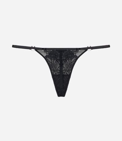 Bombacha Colaless en Tule con Bordado Floral 7