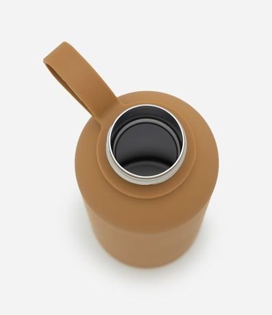 Botella Térmica en Metal con Textura Gomosa 2