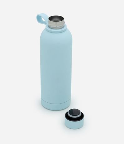 Botella Térmica en Metal con Textura Gomosa 4