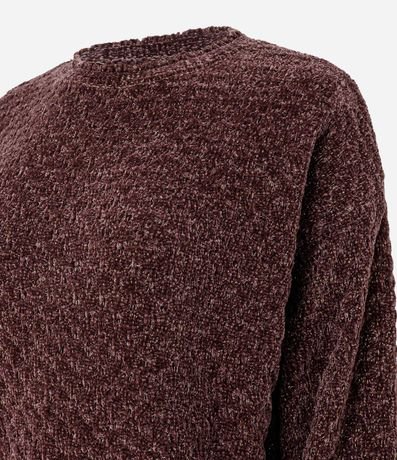 Buzo en Punto con Detalle en el Cuello y Puños 6