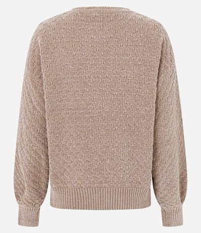 Buzo en Punto con Detalle en el Cuello y Puños 3