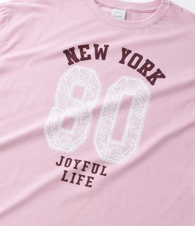 Remera Infantil Regular con Estampa College - Talle 5 a 16 años 4