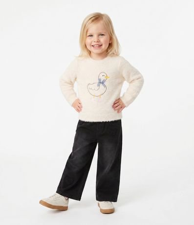 Pantalón de Jean Recto Infantil - Talle 1 a 6 años