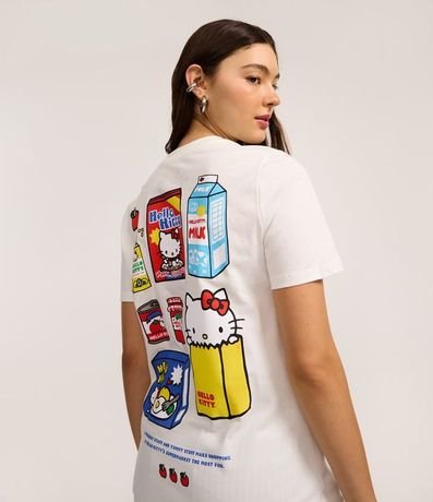 Remera T-shirt en Algodón con Estampa Hello Kitty