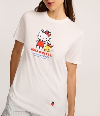 Remera T-shirt en Algodón con Estampa Hello Kitty 4
