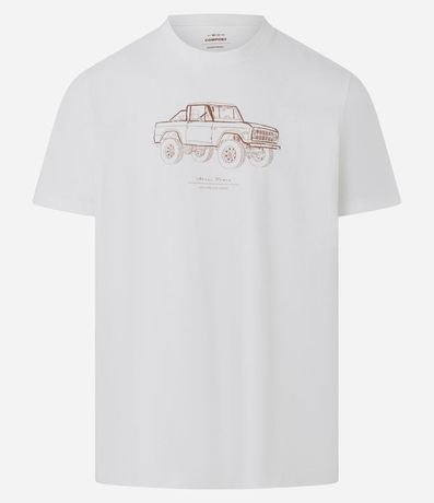 Remera Comfort en Algodón con Estampa Car off Road