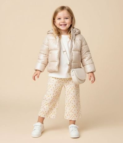 Campera Infantil Puffer Pesada con Efecto Holográfico – Talle 1 a 6 años 2
