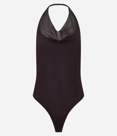 Body Frente Única en Tule con Escote Degagê 4