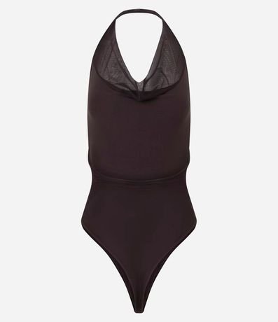 Body Frente Única en Tule con Escote Degagê 5