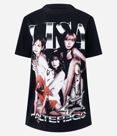 Remera T-Shirt en Algodón con Estampa Lisa Alter Ego 4