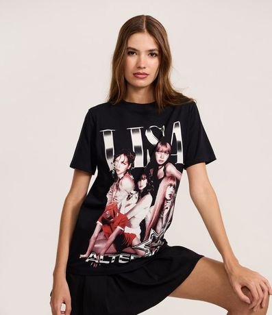 Remera T-Shirt en Algodón con Estampa Lisa Alter Ego