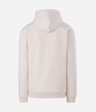 Buzo Cerrado en Fleece con Capucha y Bolsillo Canguro 2