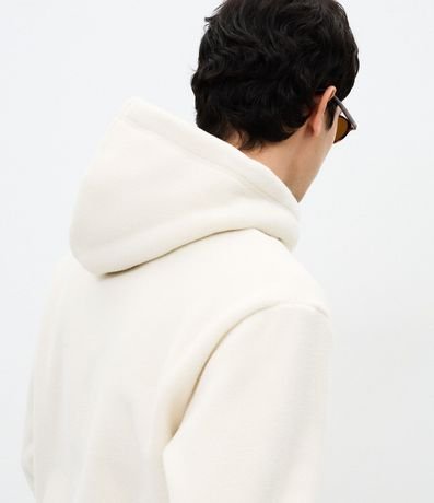 Buzo Cerrado en Fleece con Capucha y Bolsillo Canguro 3