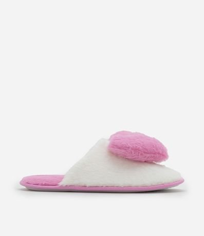 Pantufla Aberta con Aplicación De Corazón 4