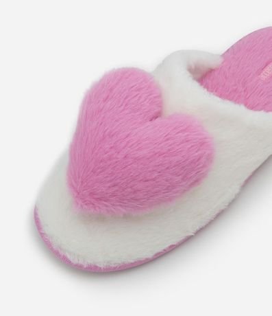 Pantufla Aberta con Aplicación De Corazón 4