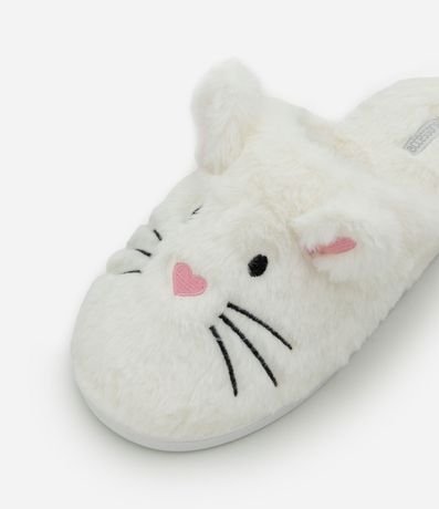 Pantufla Ojota con Bordado y Orejitas de Conejo 5