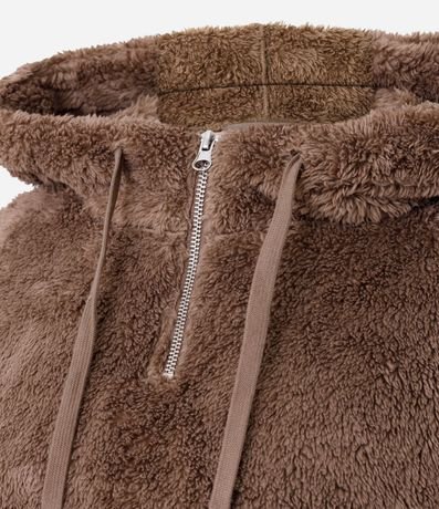 Buzo Sherpa con Capucha y Cremallera 2