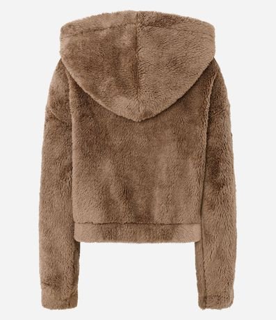 Buzo Sherpa con Capucha y Cremallera 3