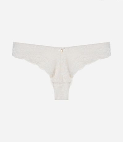 Bombacha Bikini Hilo en Encaje Floral