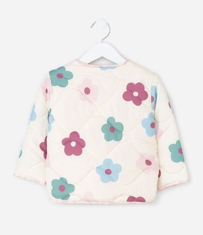 Campera Infantil Floral en Microfibra - Talle 1 a 6 años 3