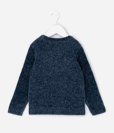 Suéter Infantil en Chenille con Oso de Carro – Talle 1 a 5/6 años 2