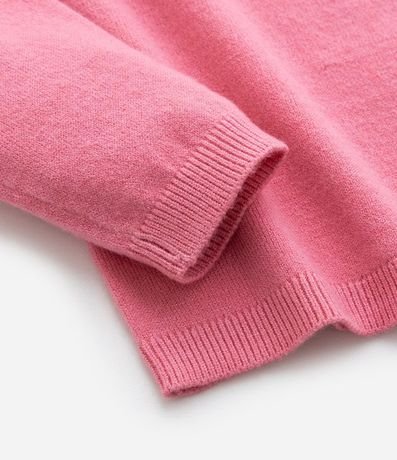 Suéter Infantil en Punto con Cuello Alto de Rib - Talle 1 a 6 años 4